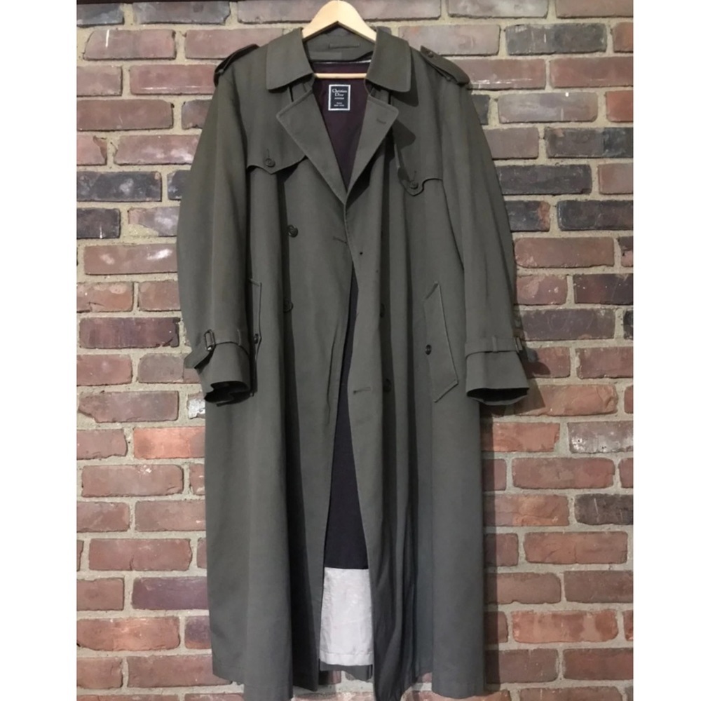 Dior | Jackets & Coats | Vintage Christian Dior Trench Coat 46r 5